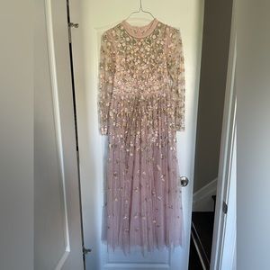 Needle and Thread Floral Appliqué Dress